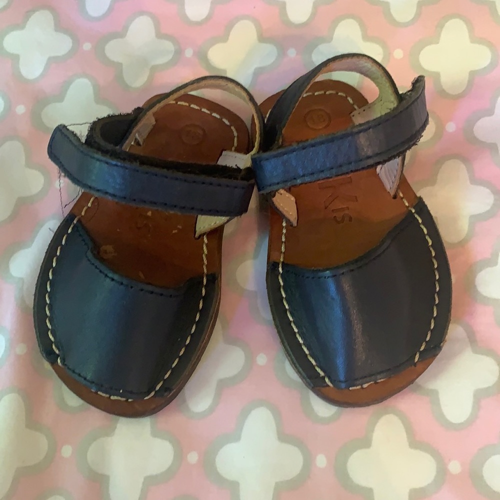 Navy sandals